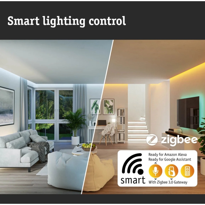 Paulmann 79899 - LED RGBW/16,5W Iluminação de teto com regulação SMART VELORA 230V