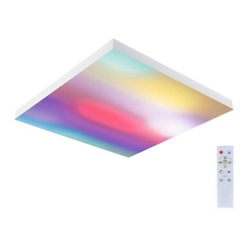 Paulmann 79905 - LED/19W Iluminação de teto RGBW com regulação VELORA 230V 3000-6500K + controlo remoto