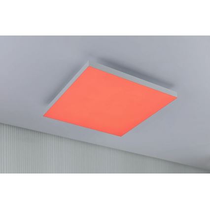 Paulmann 79905 - LED/19W Iluminação de teto RGBW com regulação VELORA 230V 3000-6500K + controlo remoto