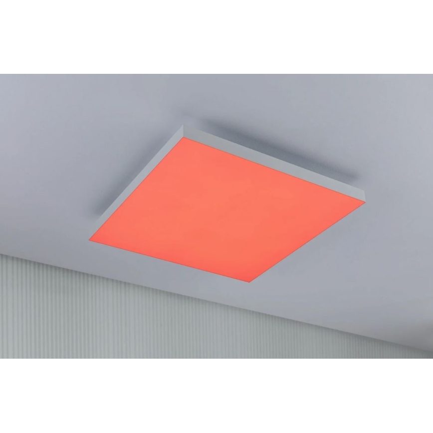 Paulmann 79905 - LED/19W Iluminação de teto RGBW com regulação VELORA 230V 3000-6500K + controlo remoto