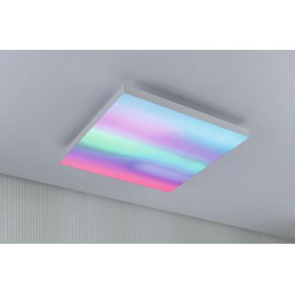Paulmann 79905 - LED/19W Iluminação de teto RGBW com regulação VELORA 230V 3000-6500K + controlo remoto