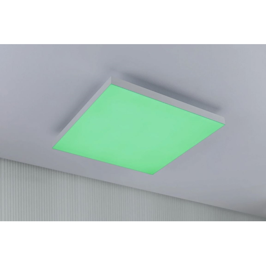 Paulmann 79905 - Luminária de teto LED/19W RGBW regulável VELORA 230V 3000-6500K com controlo remoto