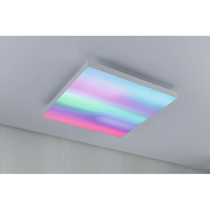 Paulmann 79905 - Luminária de teto LED/19W RGBW regulável VELORA 230V 3000-6500K com controlo remoto