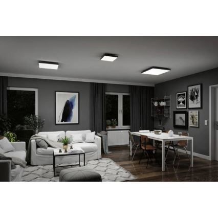 Paulmann 79909 - Luminária de teto LED/31W RGBW regulável VELORA 230V 3000-6500K + comando à distância