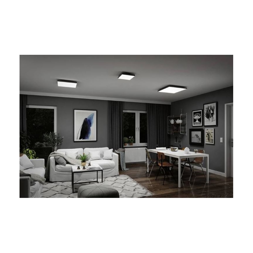 Paulmann 79909 - Luminária de teto LED/31W RGBW regulável VELORA 230V 3000-6500K + comando à distância