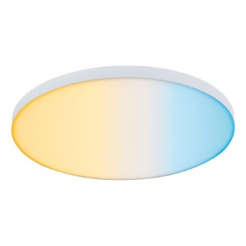 Paulmann 79928 - Candeeiro de teto LED regulável LORIA 22W 230V 2700-6500K Ø 40 cm branco