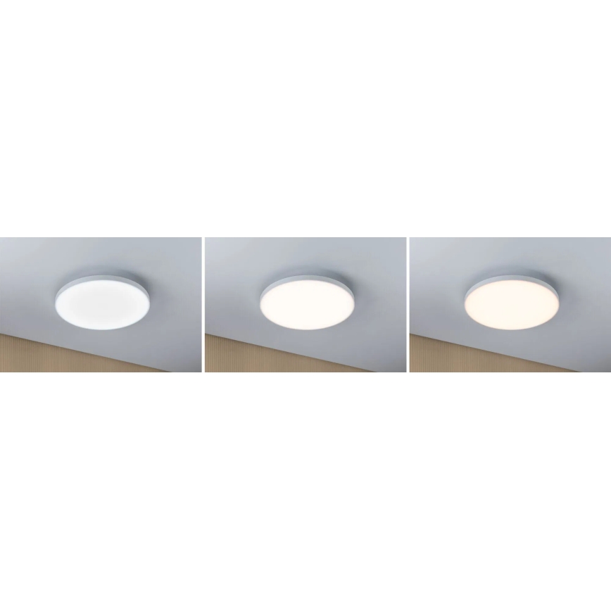Paulmann 79928 - Candeeiro de teto LED regulável LORIA 22W 230V 2700-6500K Ø 40 cm branco