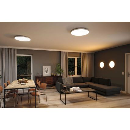 Paulmann 79929 - Luminária de teto LED/22W RGBW regulável LORIA 230V diâmetro 40 cm branca