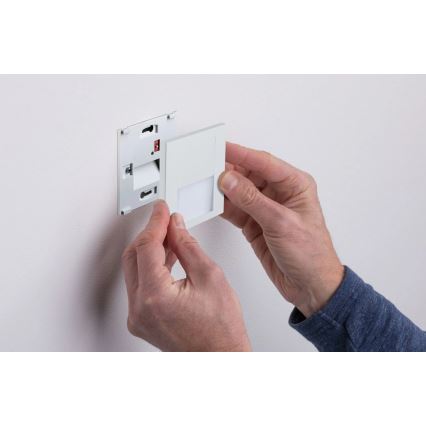 Paulmann 79999 - Iluminação de escada LED/1W TSARO 230V Follow/branco