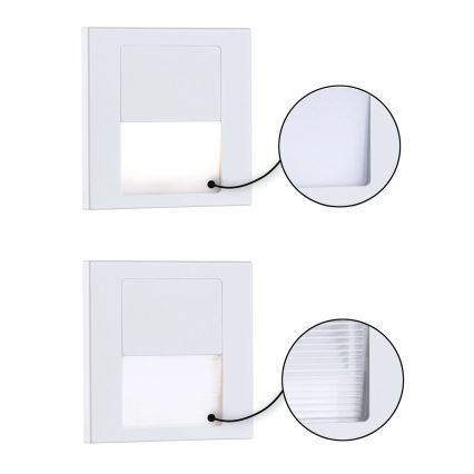 Paulmann 79999 - Iluminação de escada LED/1W TSARO 230V Follow/branco
