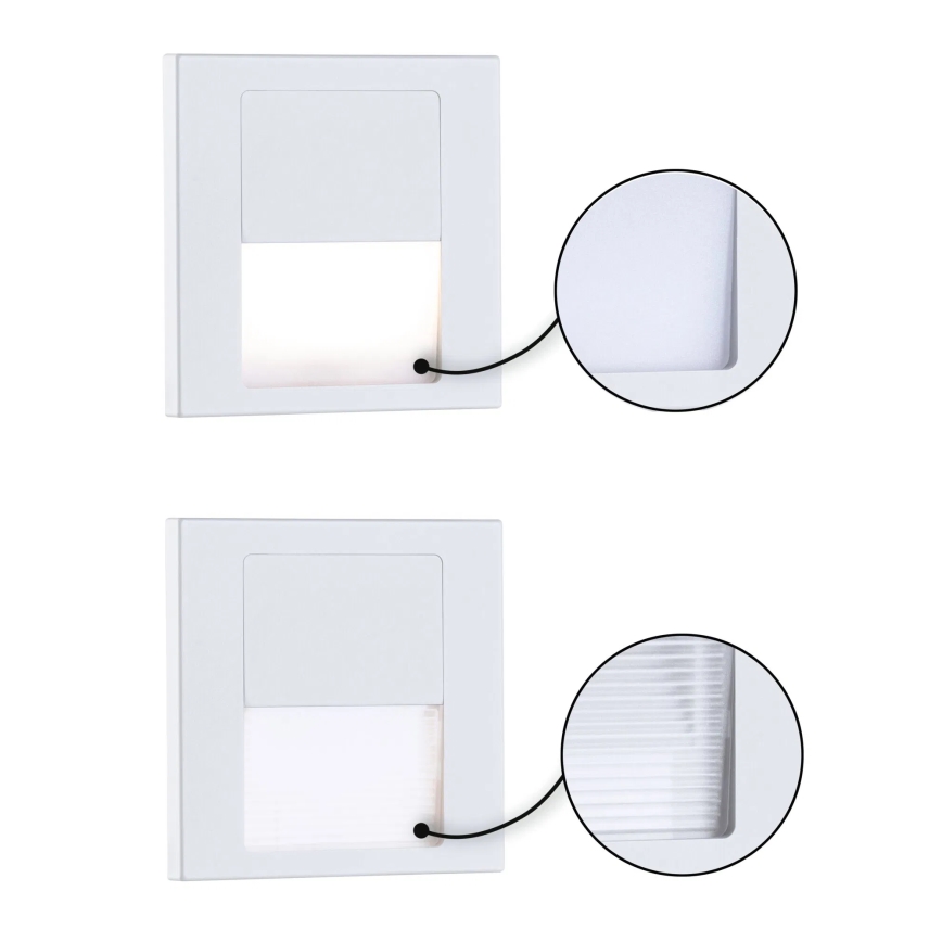 Paulmann 79999 - Iluminação de escada LED/1W TSARO 230V Follow/branco