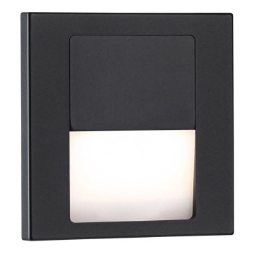 Paulmann 80001 - Iluminação de escada LED/1W TSARO 230V Follow/preto