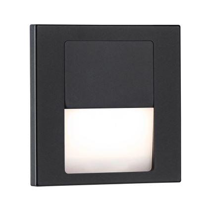 Paulmann 80001 - Iluminação de escada LED/1W TSARO 230V Follow/preto