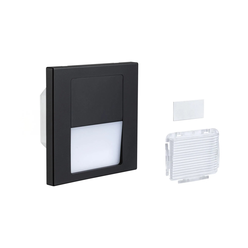 Paulmann 80001 - Iluminação de escada LED/1W TSARO 230V Follow/preto