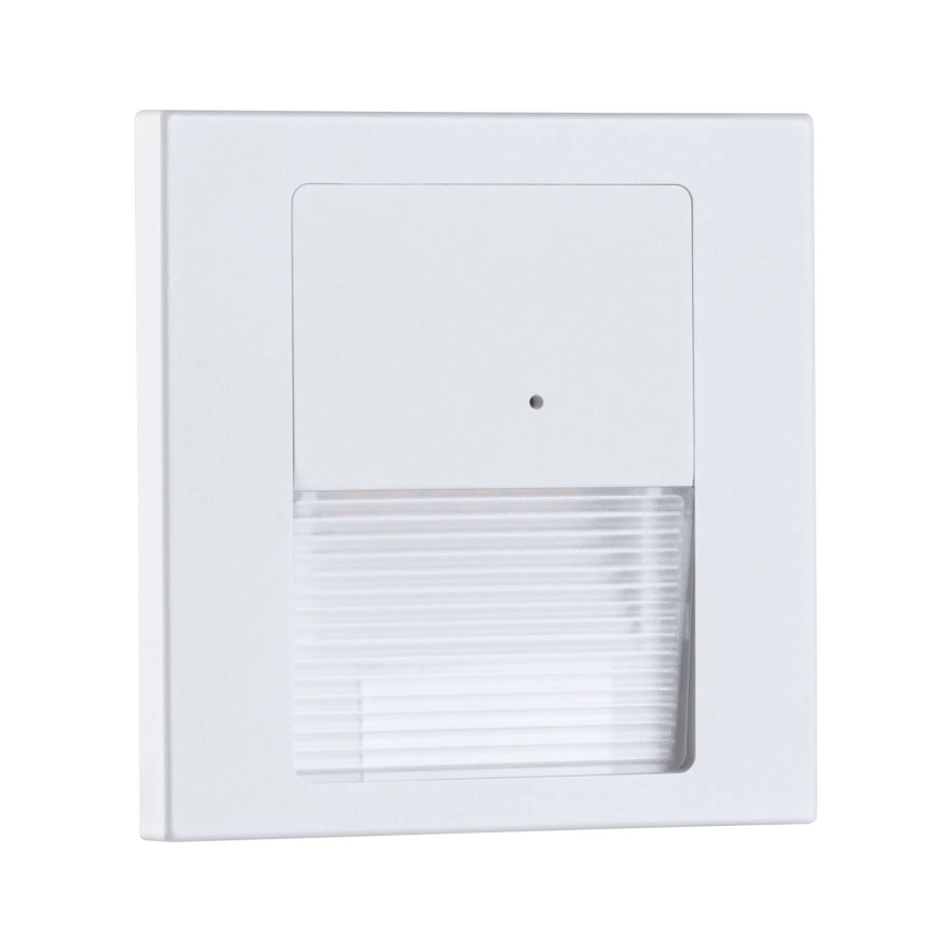 Paulmann 80002 - Iluminação de escada LED/1W com sensor TSARO 230V Lead/branco