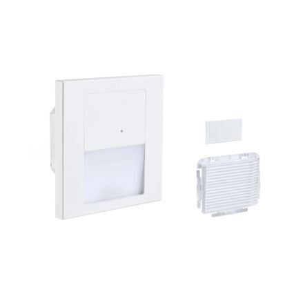 Paulmann 80002 - Iluminação de escada LED/1W com sensor TSARO 230V Lead/branco