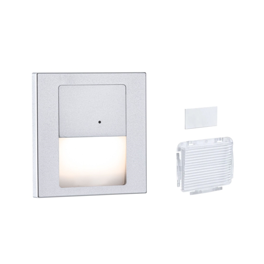 Paulmann 80003 - Iluminação de escada LED/1W com sensor TSARO 230V Lead/cromado mate
