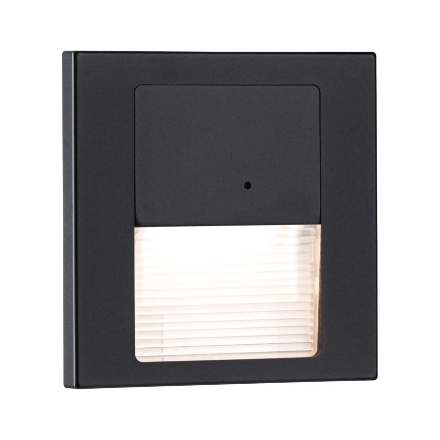 Paulmann 80004 - Iluminação de escada LED/1W com sensor TSARO 230V Lead/preto