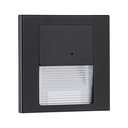 Paulmann 80004 - Iluminação de escada LED/1W com sensor TSARO 230V Lead/preto
