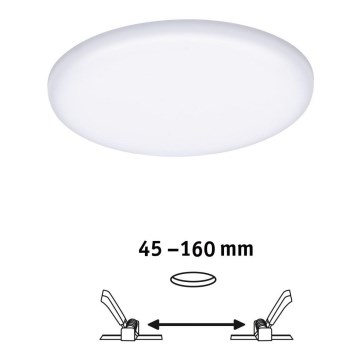 Paulmann 92389 - LED/17W IP44 Luz encastrada de casa de banho VARIFIT 230V