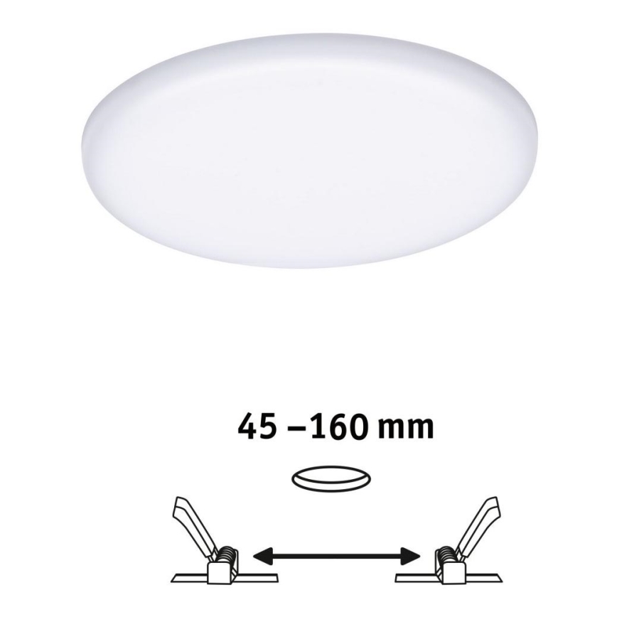 Paulmann 92389 - LED/17W IP44 Luz encastrada de casa de banho VARIFIT 230V