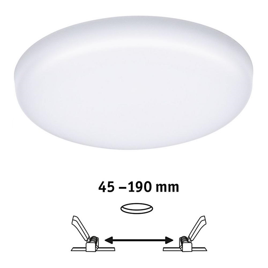 Paulmann 92392 - LED/17,5W IP44 Luz encastrada de casa de banho VARIFIT 230V