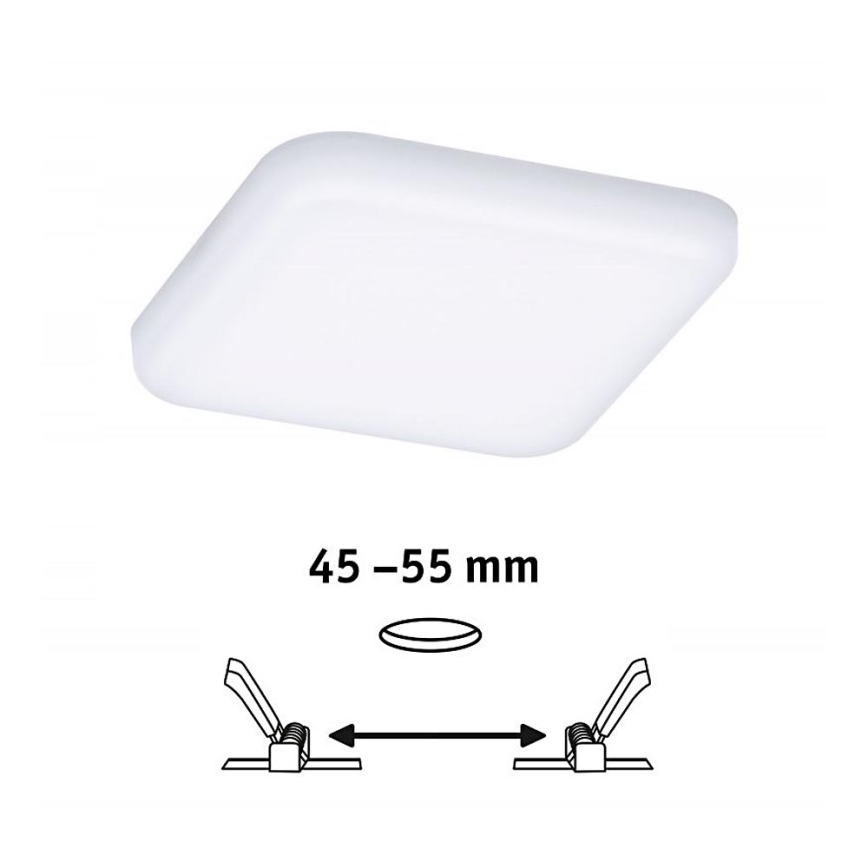 Paulmann 92393 - LED/4,5W IP44 Luz encastrada de casa de banho VARIFIT 230V