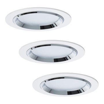 Paulmann 92693 - CONJUNTO 3xLED/8W Foco de encastrar com regulação PREMIUM LINE 230/