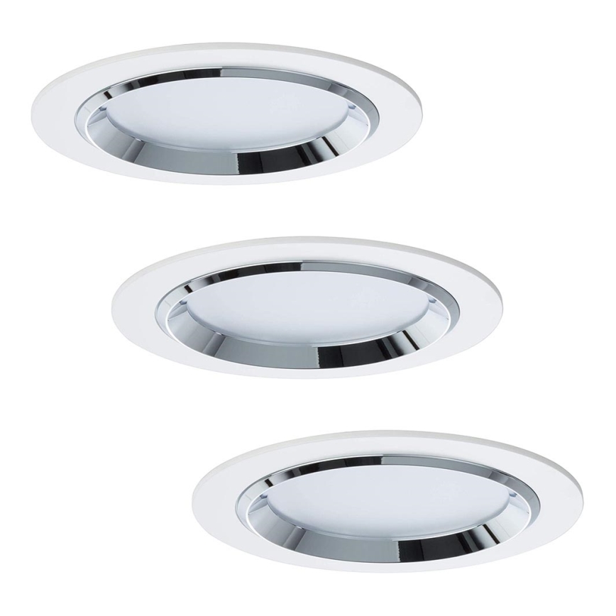 Paulmann 92693 - CONJUNTO 3xLED/8W Foco de encastrar com regulação PREMIUM LINE 230/