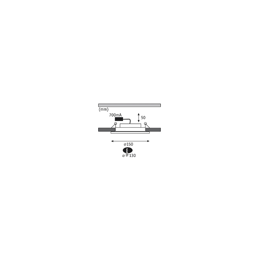 Paulmann 92693 - CONJUNTO 3xLED/8W Foco de encastrar com regulação PREMIUM LINE 230/