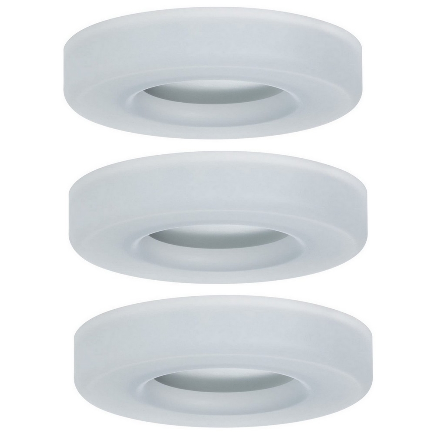 Paulmann 92704 - CONJUNTO 3xLED/5,5W Iluminação embutida de teto BAGEL 230V