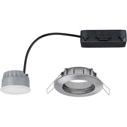 Paulmann 92827 - CONJUNTO 3xLED/7W IP44 Foco de encastrar para casa de banho com regulação COIN 230V