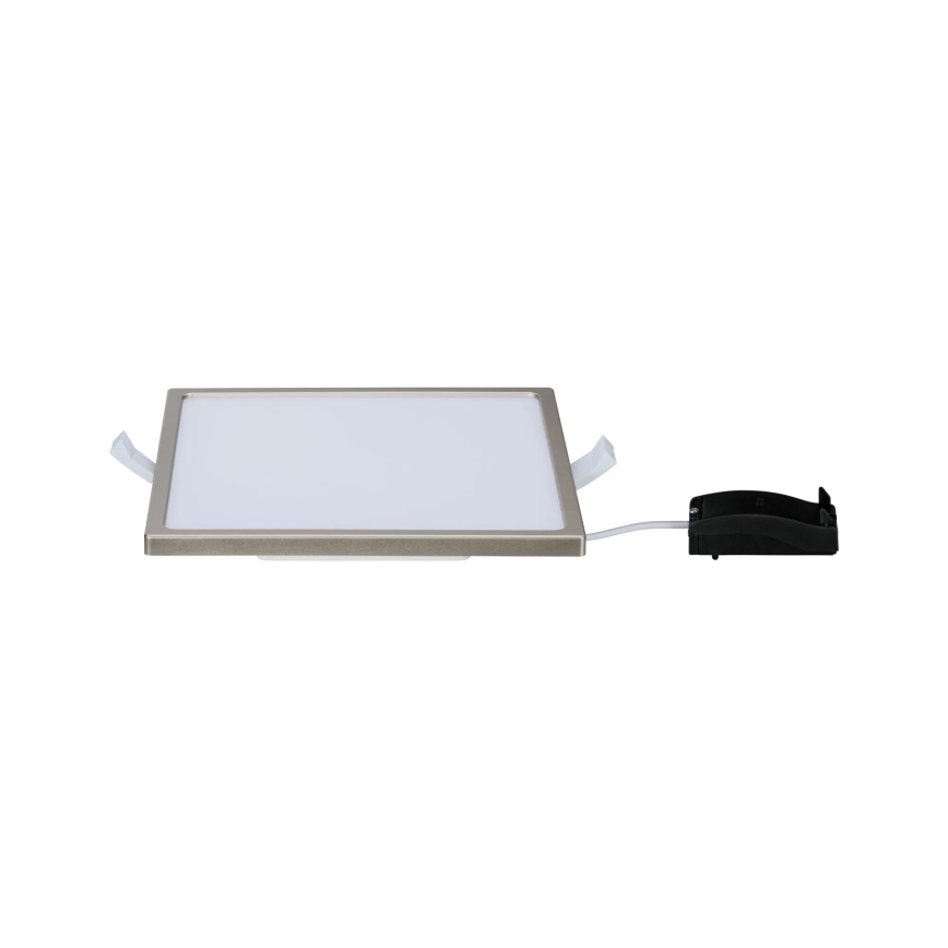 Paulmann 92939 - LED/11W IP44 Luminária de embutir para banheiro dimerizável AREO 230V 18x18 cm cromado fosco