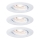Paulmann 92971 - CONJUNTO 3x LED/4,2W IP23 Foco de encastrar para casa de banho com regulação NOVA 230V