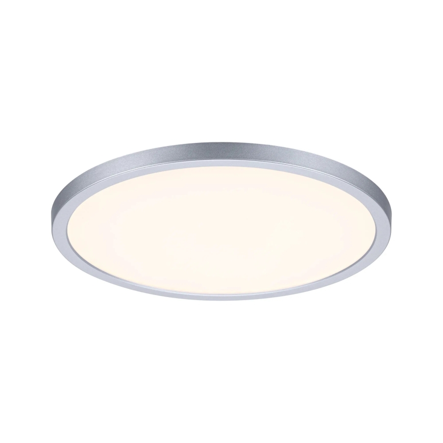 Paulmann 92992 - Luminária de embutir para casa de banho AREO, LED 16 W, IP44, 230 V, 2000/3000/4000 K, diâmetro 23 cm, cromo mate