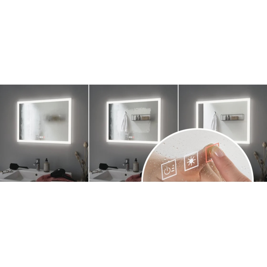 Paulmann 93013 - LED/22W IP44 Regulação casa de banho aquecido espelho com uma retroiluminação 230V  2700/4000/6500K