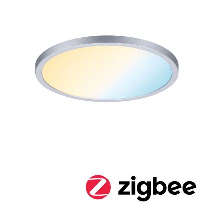 Paulmann 93046 - LED/16W IP44 Dimerizável luminária embutida para casa de banho AREO 230V 3000-6500K Ø 23 cm cromo mate