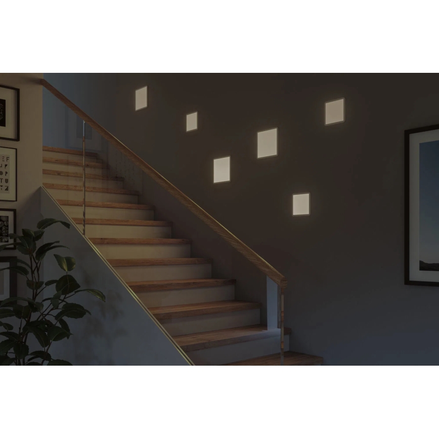 Paulmann 93060 - Luminária de embutir regulável para casa de banho AREO LED/16W IP44 230V 23x23 cm branca