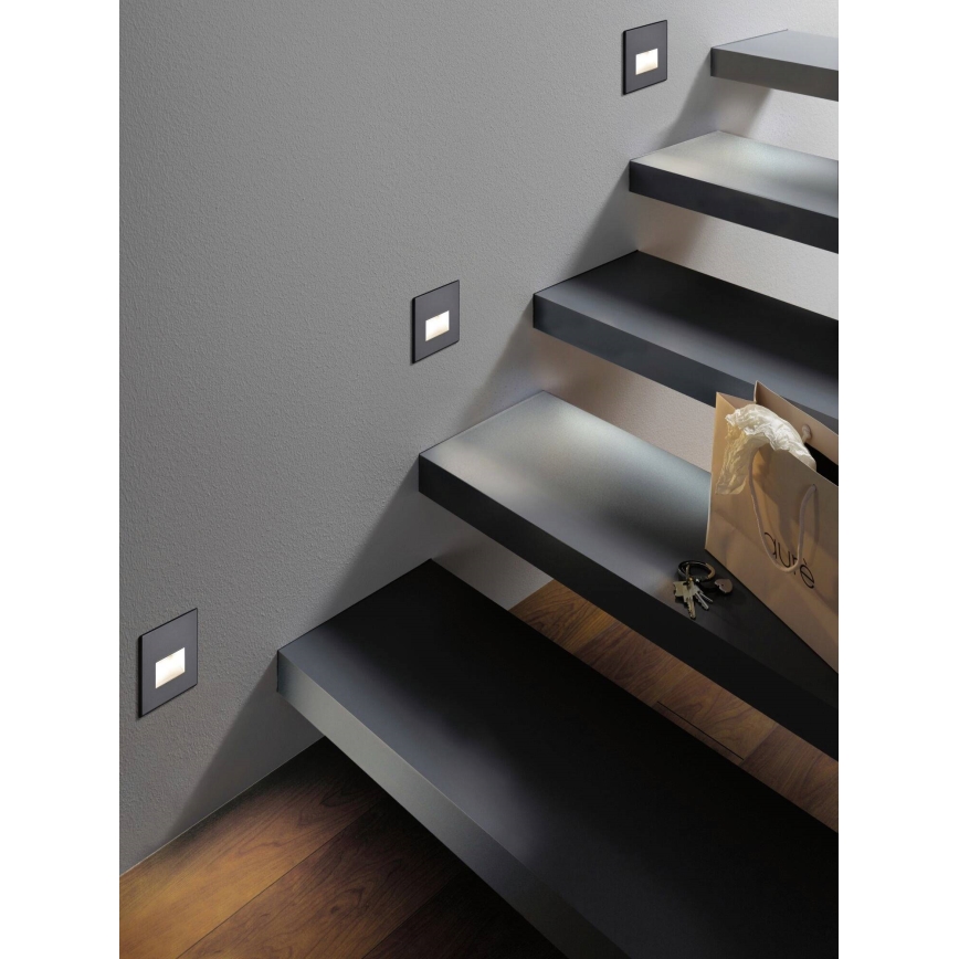 Paulmann 93094 - LED/1,2W Iluminação de escada EDGE 230V
