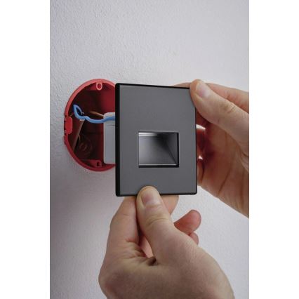 Paulmann 93094 - LED/1,2W Iluminação de escada EDGE 230V