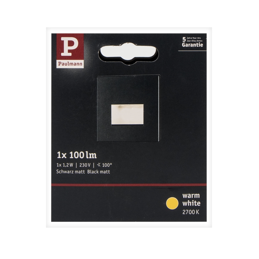 Paulmann 93094 - LED/1,2W Iluminação de escada EDGE 230V