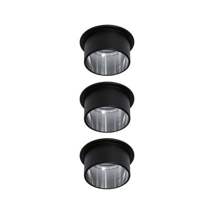 Paulmann 93383 - CONJUNTO 3xLED/6W IP44 Foco de encastrar de casa de banho com regulação GIL 230V