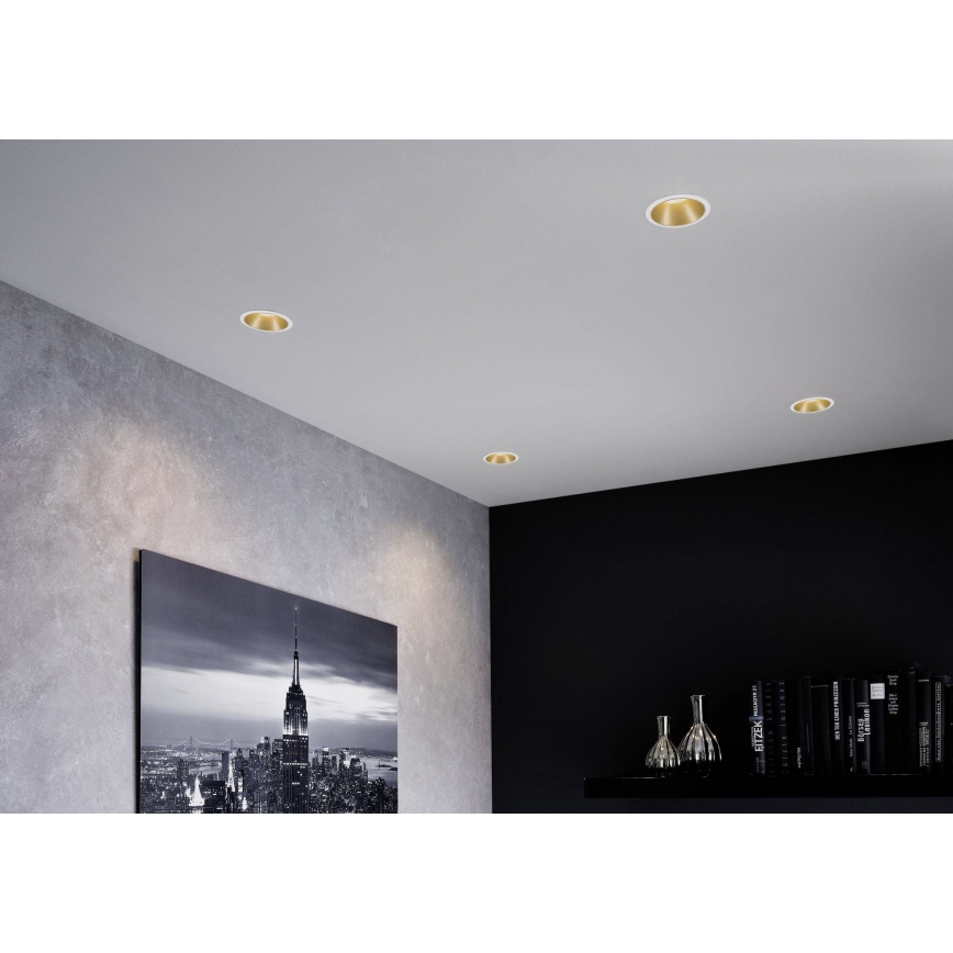 Paulmann 93406 - CONJUNTO 3xLED/6,5W IP44 Foco de encastrar de casa de banho com regulação COLE 230V