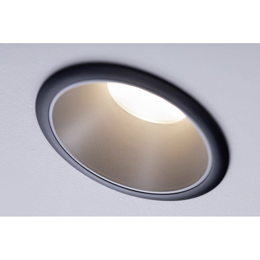 Paulmann 93408 - CONJUNTO 3xLED/6,5W IP44 Foco de encastrar de casa de banho com regulação COLE 230V