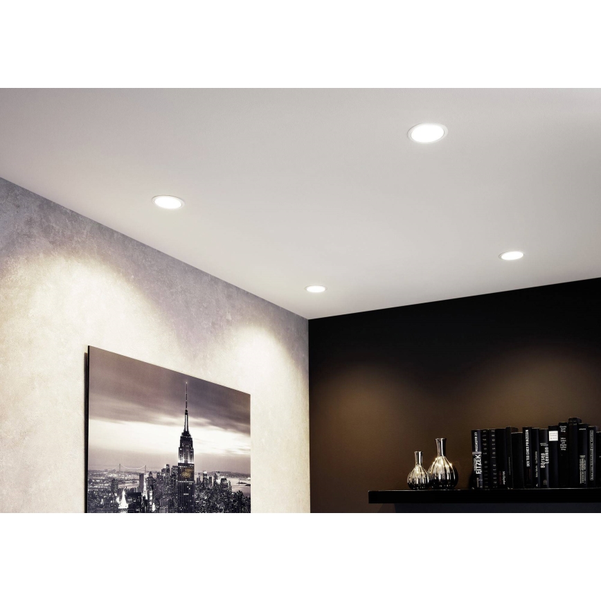Paulmann 93410 - CONJUNTO 3xLED/6,5W IP44 Foco de encastrar de casa de banho com regulação COLE 230V