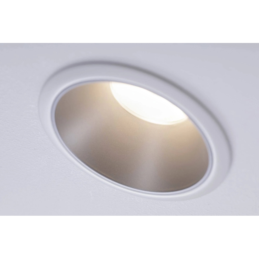 Paulmann 93410 - CONJUNTO 3xLED/6,5W IP44 Foco de encastrar de casa de banho com regulação COLE 230V