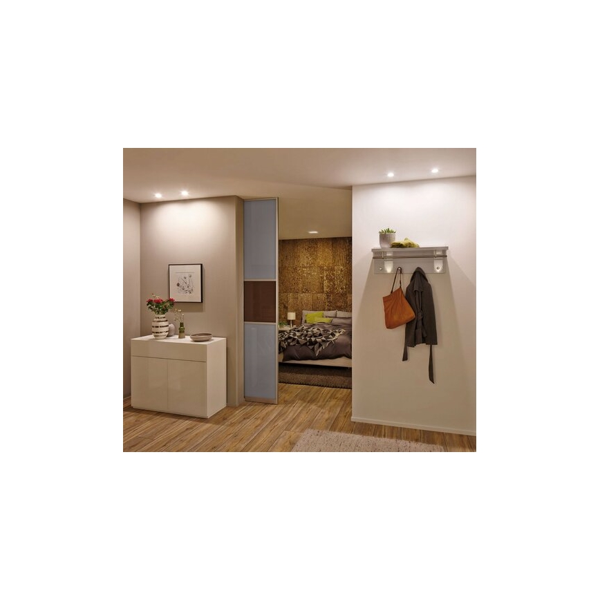 Paulmann 93449 - CONJUNTO 3xLED/6,5W IP23 Iluminação embutida de casa de banho NOVA 230V