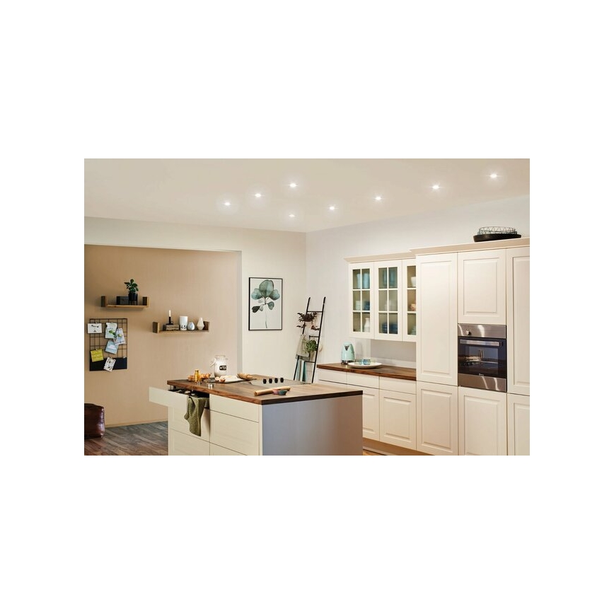 Paulmann 93449 - CONJUNTO 3xLED/6,5W IP23 Iluminação embutida de casa de banho NOVA 230V