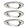 Paulmann 93483 - CONJUNTO 3xLED/6,5W IP23 Foco de encastrar de casa de banho com regulação NOVA 230V