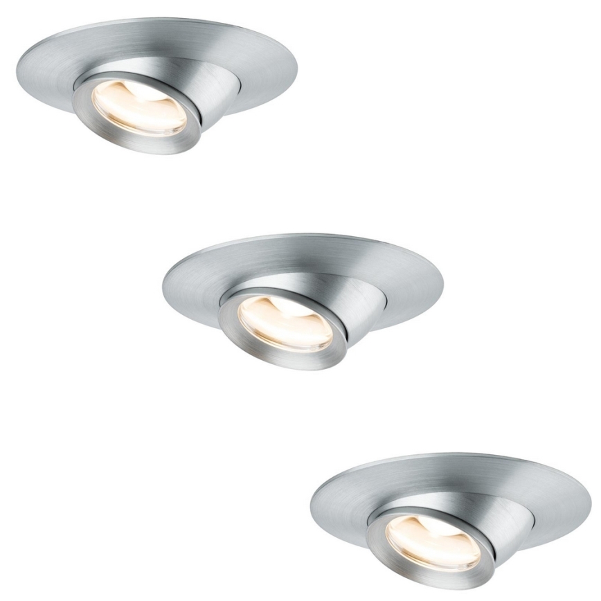 Paulmann 93579 - CONJUNTO 3xLED/3,8W Foco de encastrar PREMIUM 230V